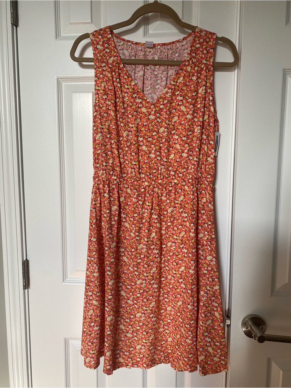 Old Navy Orange Floral Dress - Medium - NWT